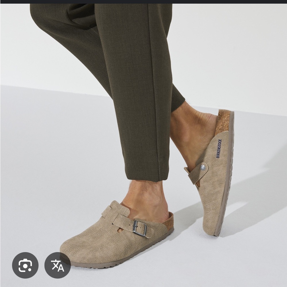 Birkenstock Boston suede sandals